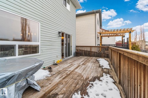 15117 Miller Boulevard, Edmonton, AB - Outdoor With Deck Patio Veranda With Exterior