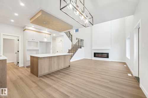 14 Dalquist Bay, Leduc, AB - Indoor With Fireplace