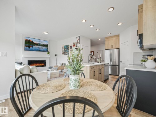 201 Starling, Fort Saskatchewan, AB - Indoor Photo Showing Dining Room