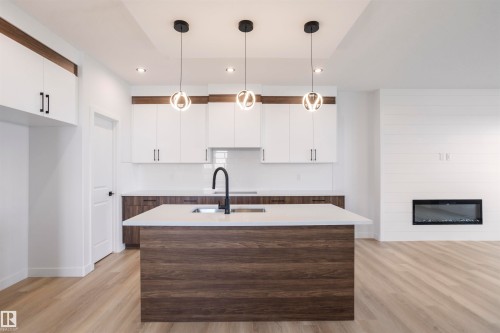 258 Black Stone Drive, Leduc, AB - Indoor Photo Showing Kitchen