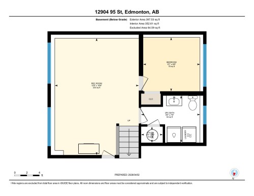 Floor plan - 12904 95 Street, Edmonton, AB - Other