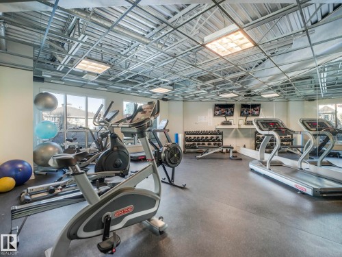 511 10142 111 Street, Edmonton, AB - Indoor Photo Showing Gym Room