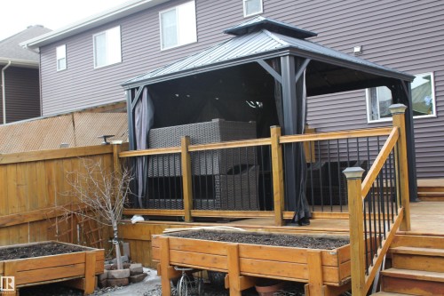 405 Orchards Boulevard, Edmonton, AB - Outdoor With Deck Patio Veranda With Exterior