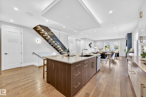 14132 97 Avenue, Edmonton, AB - Indoor Photo Showing Kitchen With Upgraded Kitchen
