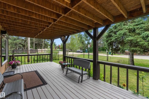 110 1St Avenue, Rural Wetaskiwin County, AB - Outdoor With Deck Patio Veranda With Exterior