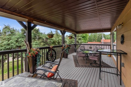 110 1St Avenue, Rural Wetaskiwin County, AB - Outdoor With Deck Patio Veranda With Exterior