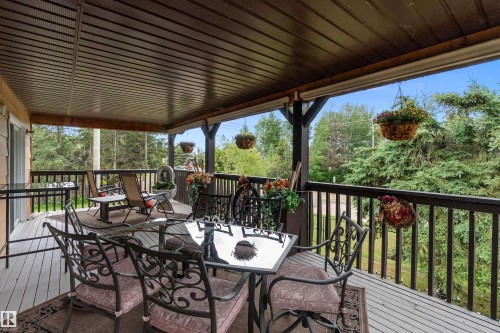 110 1St Avenue, Rural Wetaskiwin County, AB - Outdoor With Deck Patio Veranda With Exterior