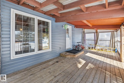 318 Main Street, Ferintosh, AB - Outdoor With Deck Patio Veranda With Exterior