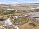 Aerial perspective showcasing a parcel of land with a treed area - 25750 18 Street, Edmonton, AB  - Outdoor With View 
