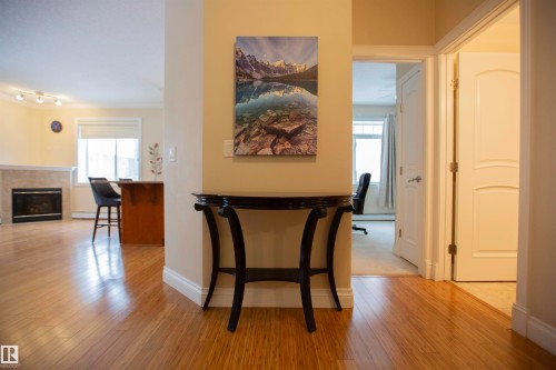 202 8631 108 Street, Edmonton, AB - Indoor With Fireplace