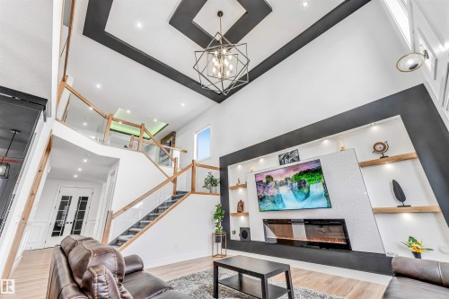 5355 Kimball Place, Edmonton, AB - Indoor With Fireplace