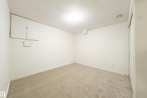 This room features light-colored carpeting, white walls, and a ceiling light fixture - 3518 78 Street, Edmonton, AB - Indoor Photo Showing Other Room