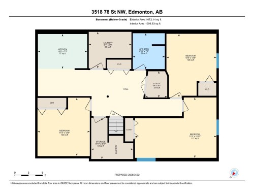 Floor plan - 3518 78 Street, Edmonton, AB - Other