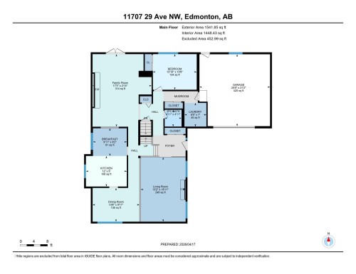Floor plan - 11707 29 Avenue Nw, Edmonton, AB - Other