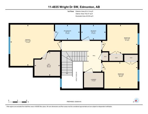 Floor plan - 11 4835 Wright Drive, Edmonton, AB - Other