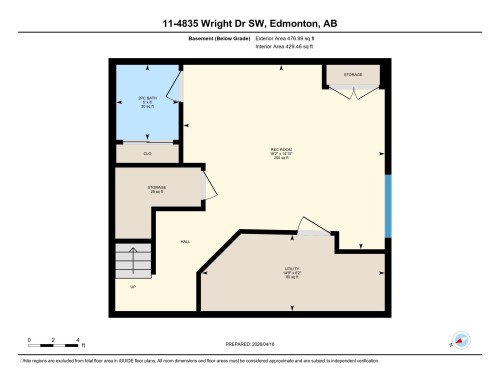 Floor plan - 11 4835 Wright Drive, Edmonton, AB - Other