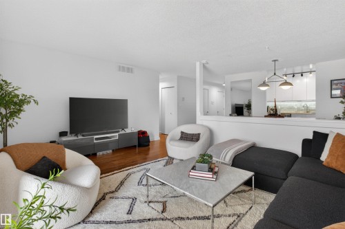 305 10026 112 Street, Edmonton, AB - Indoor Photo Showing Living Room