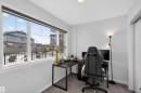 This room features neutral-toned walls and carpeted flooring - 28 6214 Cartmell Crest, Edmonton, AB  - Indoor Photo Showing Office 