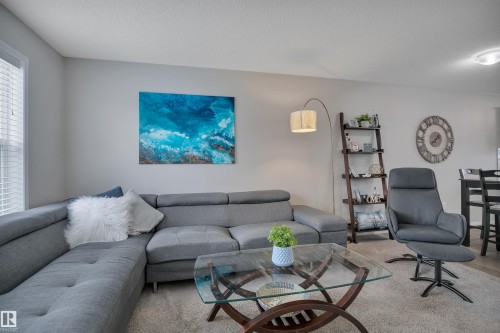 427 Simpkins Link, Leduc, AB - Indoor Photo Showing Living Room