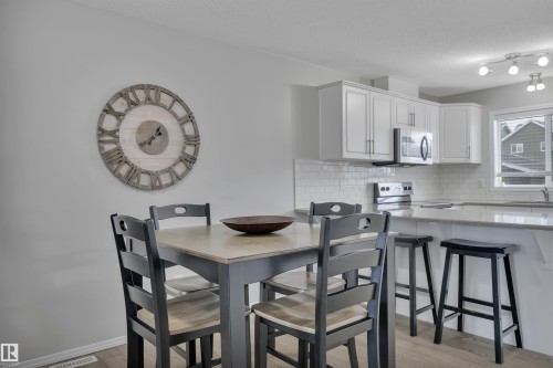 427 Simpkins Link, Leduc, AB - Indoor Photo Showing Dining Room
