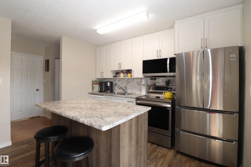 4123 136 Avenue, Edmonton, AB - Indoor Photo Showing Kitchen With Stainless Steel Kitchen
