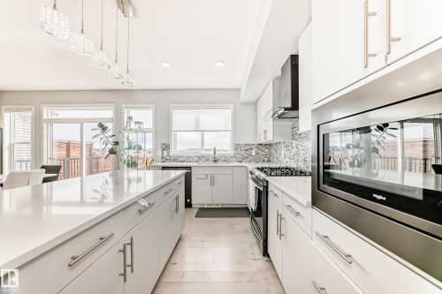 2043 51 Street, Edmonton, AB - Indoor Photo Showing Kitchen With Upgraded Kitchen