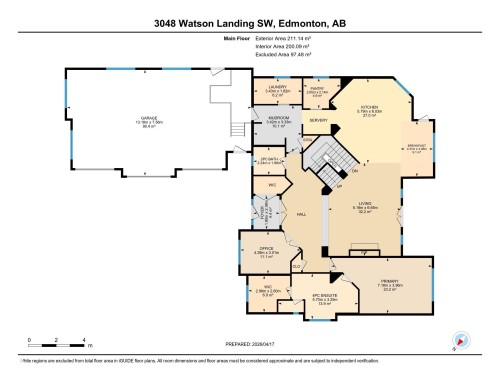 Floor plan - 3048 Watson Landing, Edmonton, AB - Other