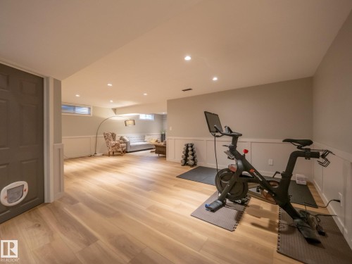 9319 Ottewell Road, Edmonton, AB - Indoor Photo Showing Gym Room