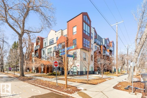 Front Of the Building. On A Corner. - 203 10006 83 Avenue, Edmonton, AB - Outdoor