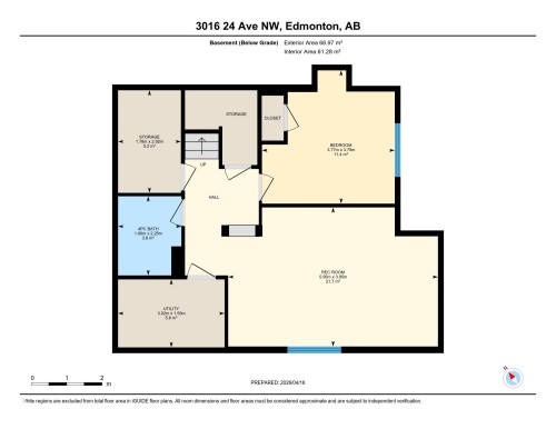 Floor plan - 3016 24 Ave, Edmonton, AB - Other