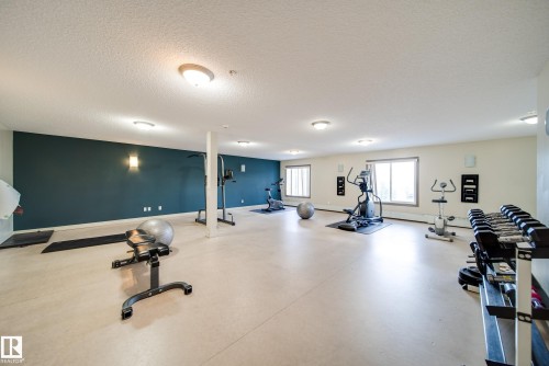 417 4403 23 Street, Edmonton, AB - Indoor Photo Showing Gym Room