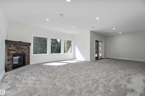 131 Bela Drive, Millet, AB - Indoor With Fireplace