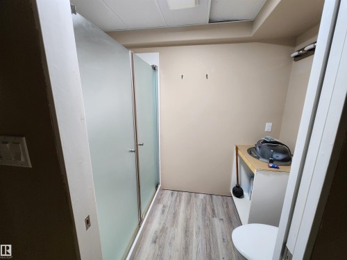 Basement bathroom not yet completed - 404, 59201 Range Road 95, Rural St. Paul County, AB - Indoor Photo Showing Bathroom
