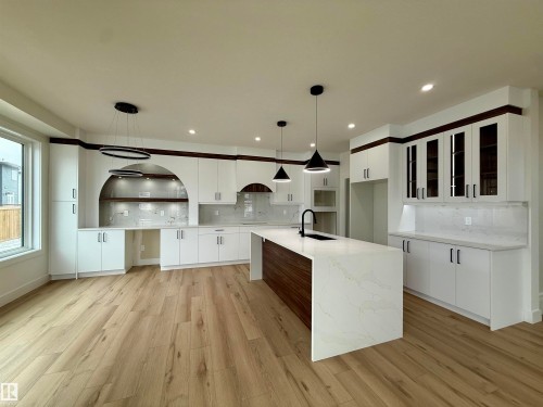 5802 Peltier Close, Beaumont, AB - Indoor Photo Showing Kitchen With Upgraded Kitchen