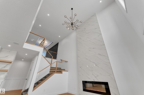 760 Astoria Way, Devon, AB - Indoor With Fireplace