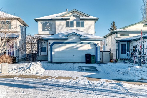 View of front of home with a garage - 4008 37 Avenue, Edmonton, AB - Outdoor