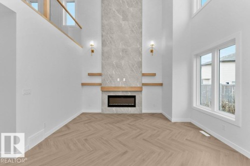 53 Lilac Bay, Spruce Grove, AB - Indoor With Fireplace