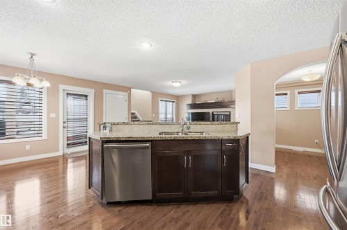 2608 Anderson Crescent, Edmonton, AB - Indoor Photo Showing Kitchen With Stainless Steel Kitchen With Double Sink