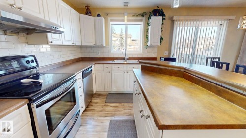 8704 175 Avenue, Edmonton, AB - Indoor Photo Showing Kitchen With Double Sink