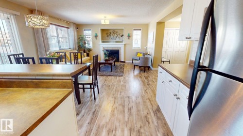 8704 175 Avenue, Edmonton, AB - Indoor With Fireplace