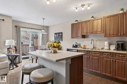 12 655 Tamarack Road, Edmonton, AB - Indoor Photo Showing Kitchen With Double Sink