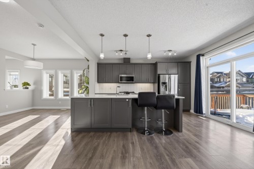 1234 Daniels Crescent, Edmonton, AB - Indoor Photo Showing Kitchen With Upgraded Kitchen