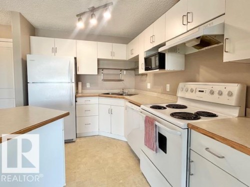 413 11325 83 Street, Edmonton, AB - Indoor Photo Showing Kitchen With Double Sink