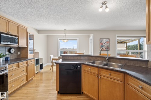 2012 126 Street, Edmonton, AB - Indoor Photo Showing Kitchen With Double Sink