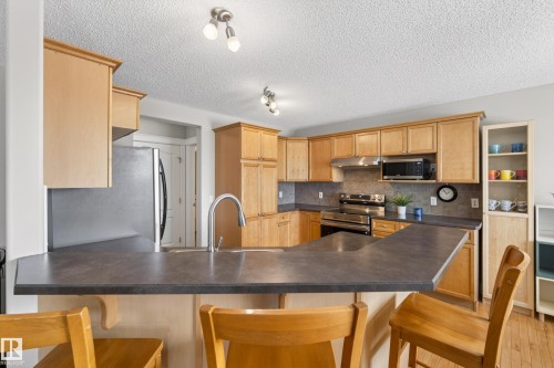 2012 126 Street, Edmonton, AB - Indoor Photo Showing Kitchen With Double Sink