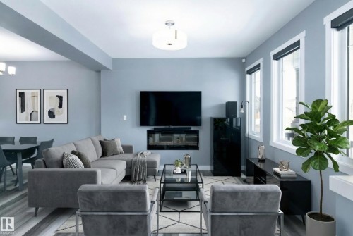 22603 98 Avenue, Edmonton, AB - Indoor Photo Showing Living Room