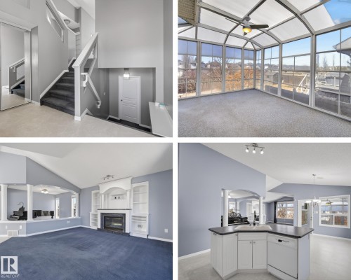 Property Overview. Compilation of interior and exterior architectural elements of the property - 720 87 Street, Edmonton, AB - Indoor Photo Showing Other Room