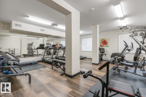 122 320 Ambleside Link Link, Edmonton, AB - Indoor Photo Showing Gym Room