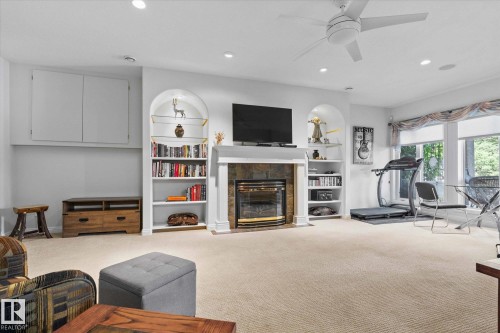 6 50 Oakridge Dr, St. Albert, AB - Indoor With Fireplace