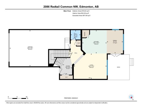 Floor plan - 2086 Redtail Common, Edmonton, AB - Other